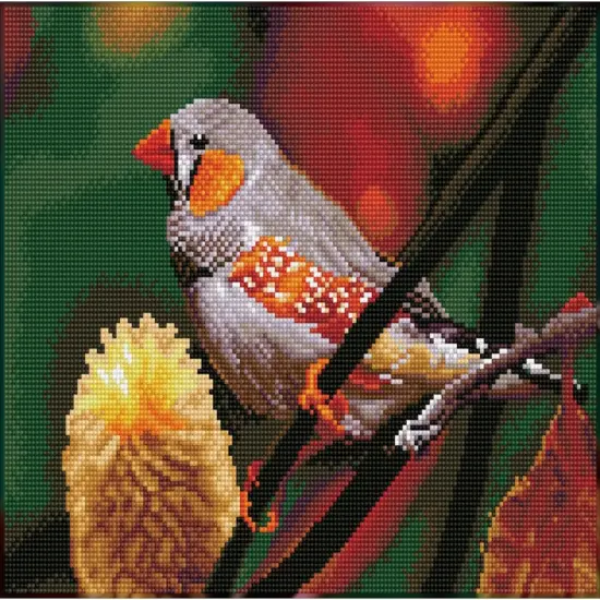 Gouldian Finch Diamond Painting Kits for Adults - Diamond Art Kits a Relaxing Creative Craft Kit with Dotz Gems {5}
