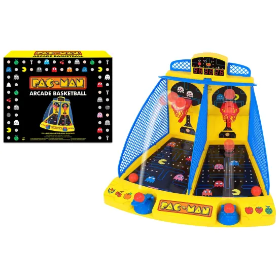 Pac-Man: Arcade Basketball - Premium Series, Lights & Sounds, Sports Shooting Tabletop Game, LED Scoreboard, Licensed, Adults & Kids 6+, 1-2 Players {7}