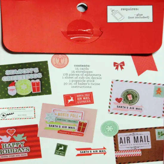 DCWV Christmas Airmail Card Kit {2}