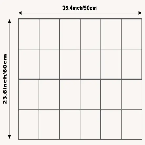 Cork Board 24 x36 Alternative - 6 Pack Felt Wall Tiles {2}