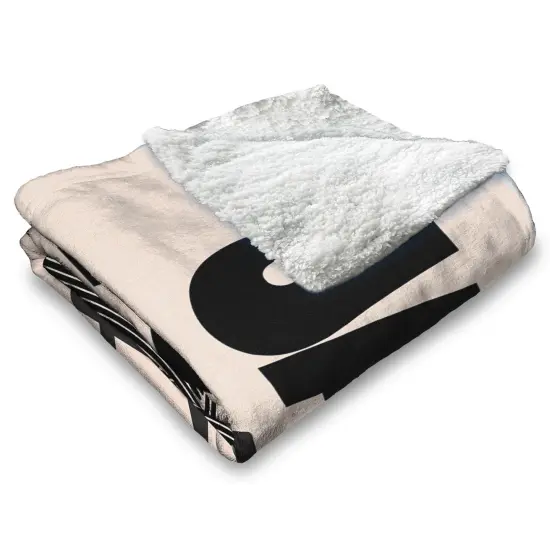Universal Jaws Silk Touch Sherpa Throw Blanket Duotone Poster {4}