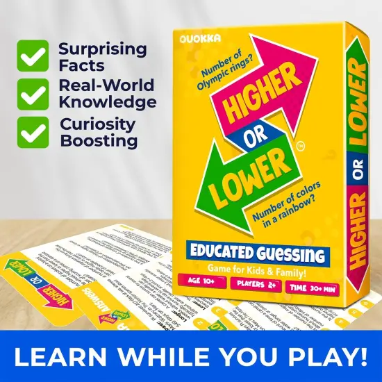 Higher or Lower Board Game | Family Card Game {5}