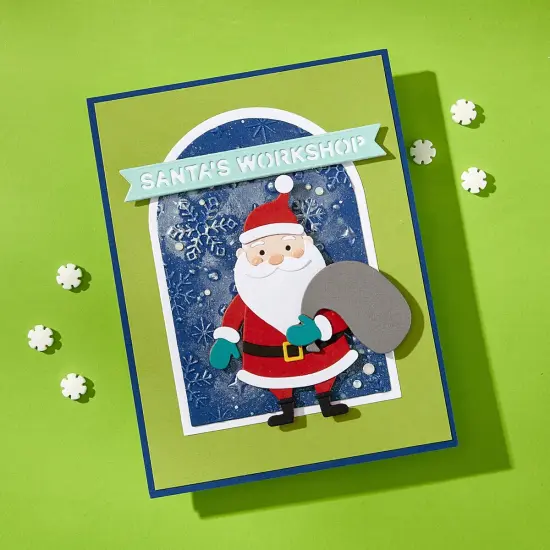 Spellbinders Etched Dies By Simon Hurley-The Clauses, North Pole Friends {5}