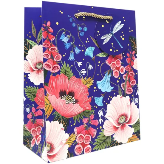 Pack/6: Blooming Gift Bag - 10 x 5 x 12-1/2" {1}