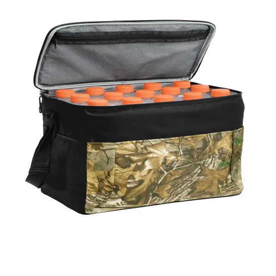 Port Authority&reg; Camouflage 24-Can Cube Cooler Realtree Xtra/ Black {7}