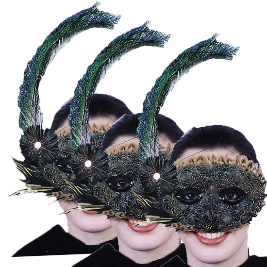 Feather 1920's Style Mask {1}