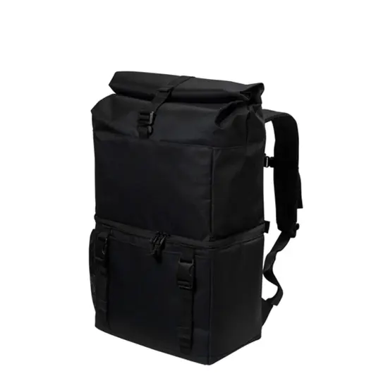 Port Authority&reg; 18 Can Backpack Cooler Dark Charcoal/ Black {4}