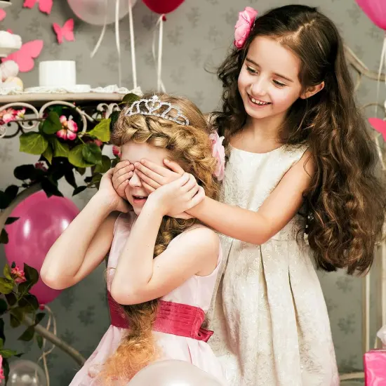 16 Pcs Bulk Girls Tiara Crown Silver Princess Rhinestone Headband Crystal Wedding Tiara for Kid Women Birthday Party {5}