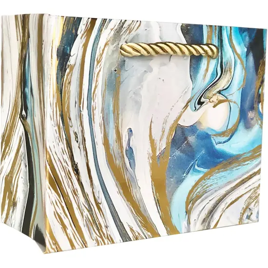 Pack/6: Marbleized Magic Gift Bag - 5 x 2 x 4" {1}