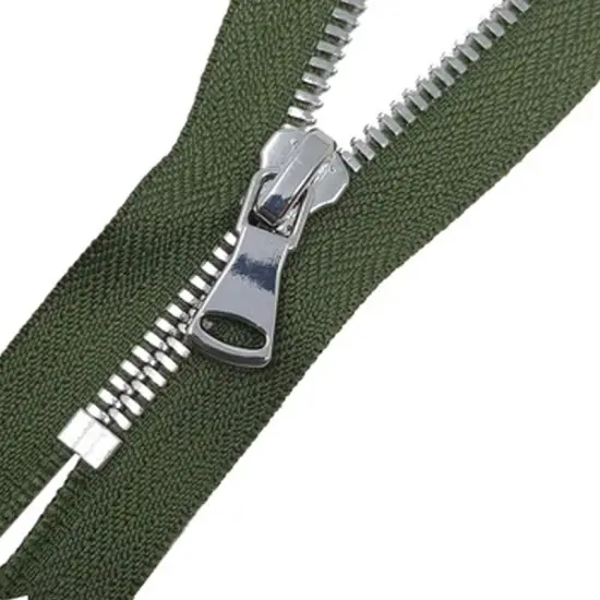 5MM Closed Bottom Zipper Olive Tape Nickel Teeth 7 Inche {2}