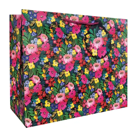 Pack/6: Floral Burst Gift Bag - 6 x 3 x 7-1/2" {2}