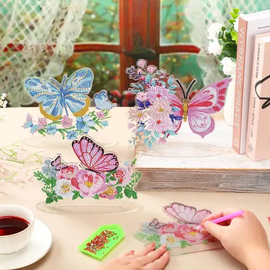 3 Pcs Diamond Painting Butterfly Kits {4}