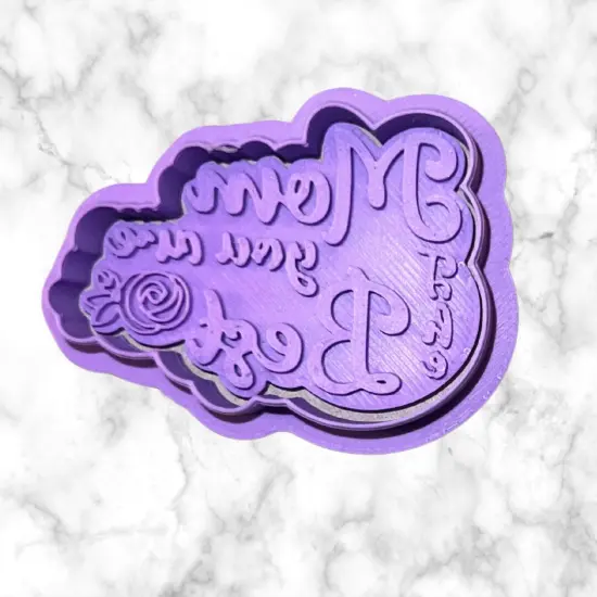 Mom You are The Best Fondant N Cookie Cutter and Stamp {2}