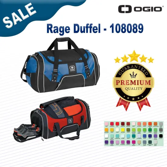 OGIO&reg; Rage Duffel Red {2}