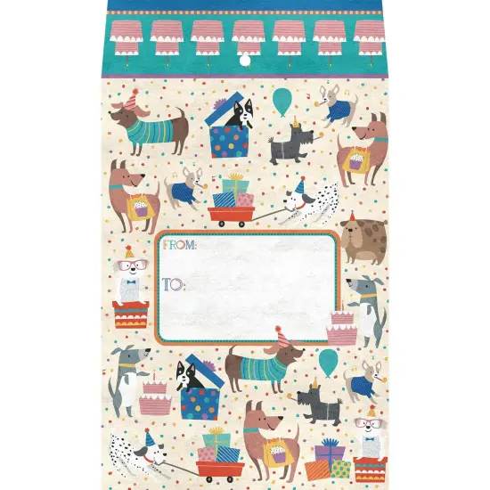 Pack/6: Go Dog Theme Mailing Envelope - 6 x 1/2 x 9-1/2" {1}