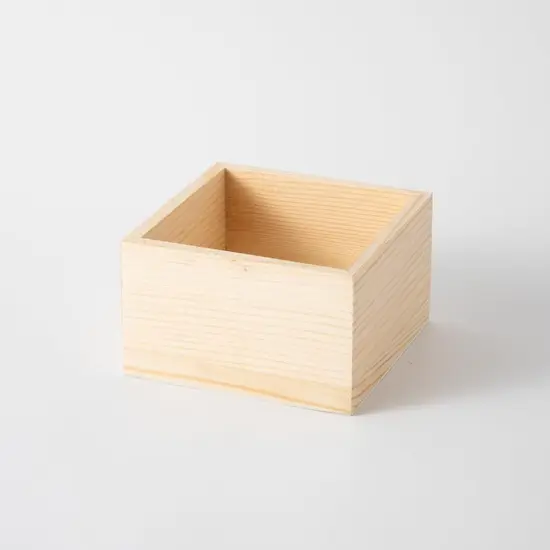 2 Pcs Unfinished Wood Crates {3}