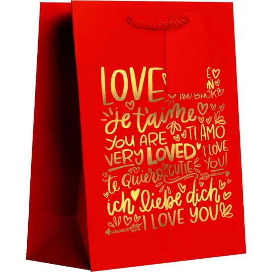 Pack/6: Very Loved Gift Bag - 8 x 4 x 10" {1}