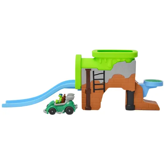 Legend Toys Teenage Mutant Ninja Turtles TMNT Mini Vehicle Playset &ndash; Ninja Turtles Race Track & Car Adventure - Officially Licensed {5}