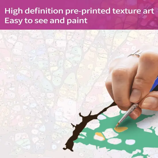 Paint by Number for Adults DIY Acrylic Paint by Numbers Kits on Canvas Tree of Life Drawing Colorful Paintworks Artwork for Beginner Without Frame, 16 x 20 Inch {3}