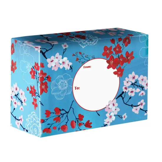 Pack/6: Drifting Blossoms Theme Mailing Box - 9-1/2 x 4 x 6-1/2" {1}