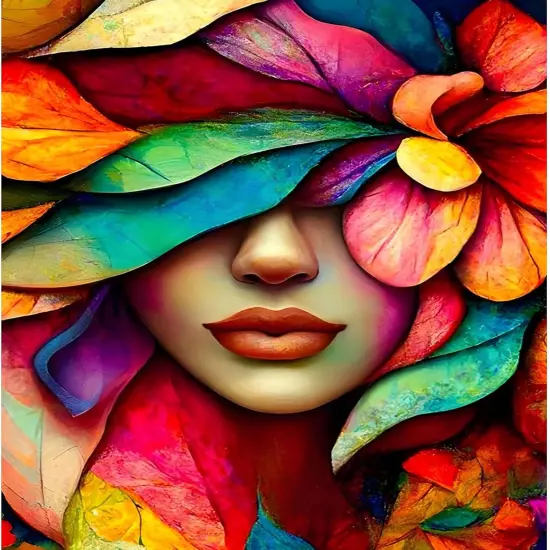 Diamond Painting Kits for Adults, Complete Flowers Diamond Dots Set for Creative Expression, Full Drill Mouth 5D DIY Diamond Art Kits, Great for Art Lovers and Gift Ideas, 12x16inch Canvas {1}