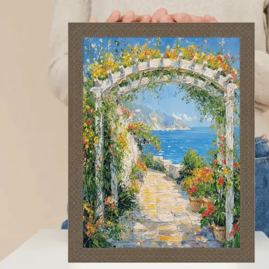 Slim Cris Cross Gothic Aged Antique Silver Picture Frame 10x15 frame {2}