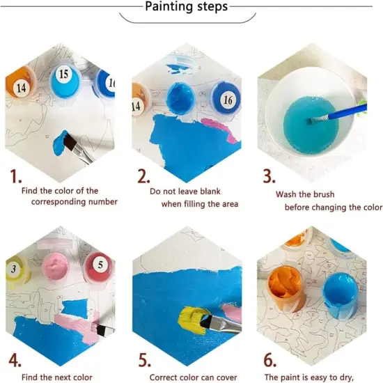 Paint by Numbers Kit for Adults- Lighthouse Adult Paint by Number Kits on Canvas for Beginners, DIY Beach Scene Acrylic Oil Number Painting Kits for Home Wall Decor 16"x 20" (Without Frame) {4}