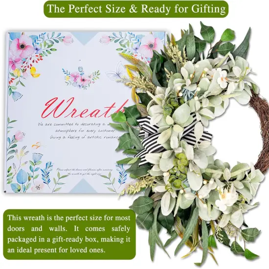 Spring Wreaths for Front Door Year Round {4}