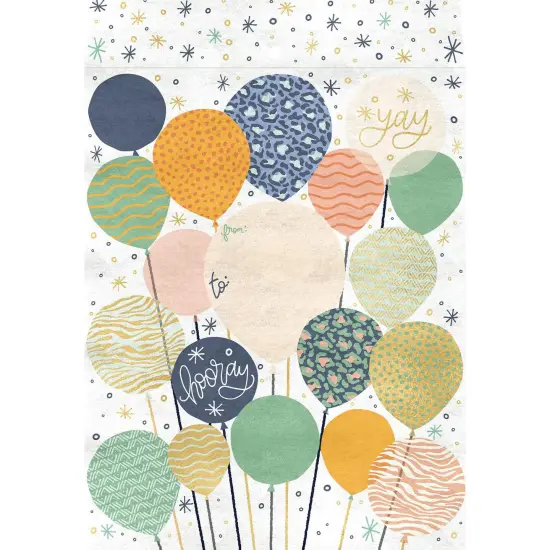 Pack/6: Party Balloons Theme Mailing Envelope - 9 x 1/2 x 12" {1}