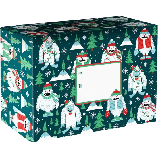 Pack/6: Yeti for the Holidays Theme Mailing Box - 12 x 6 x 9" {1}