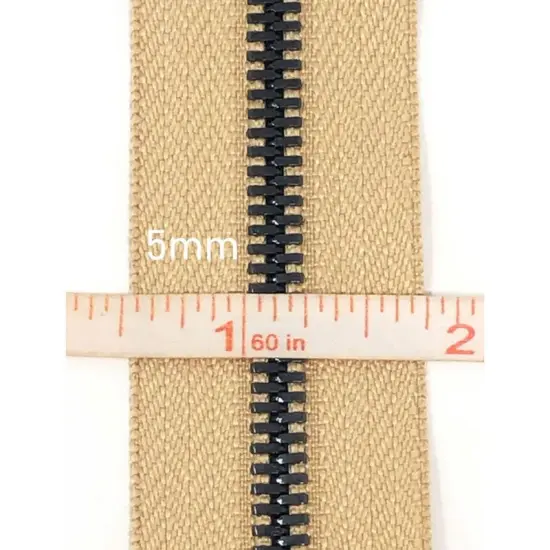 5MM or 8MM One Way Separating Open Bottom Zipper 28 Inche {5}