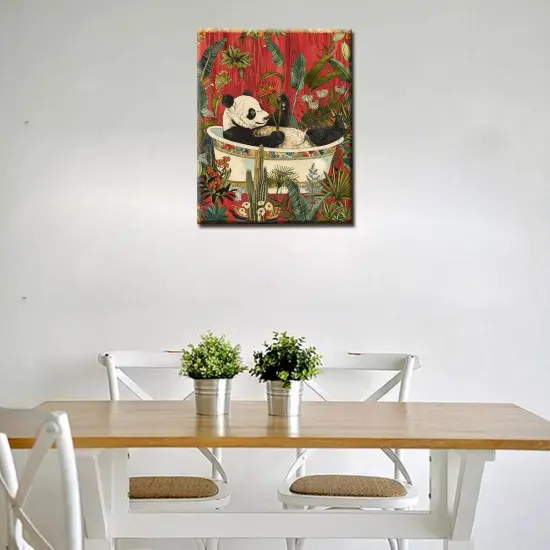 Beautiful Plants Paint by Number for Adults Beginner,White Bathtub DIY Acrylic Watercolor Painting by Numbers for Kids Beginners 16x20 inch Painting Craft On Canvas Home Decor(Without Frame) {2}