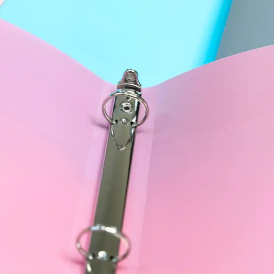 BAZIC 1" Pastel Color Poly 3-Ring Binder w/ Pocket {5}