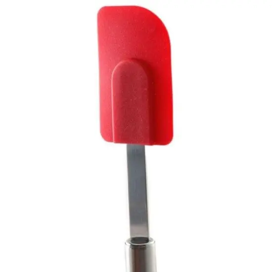 Norpro 3 Piece Silicone / Stainless Steel Kitchen Spatula Set - Red {4}