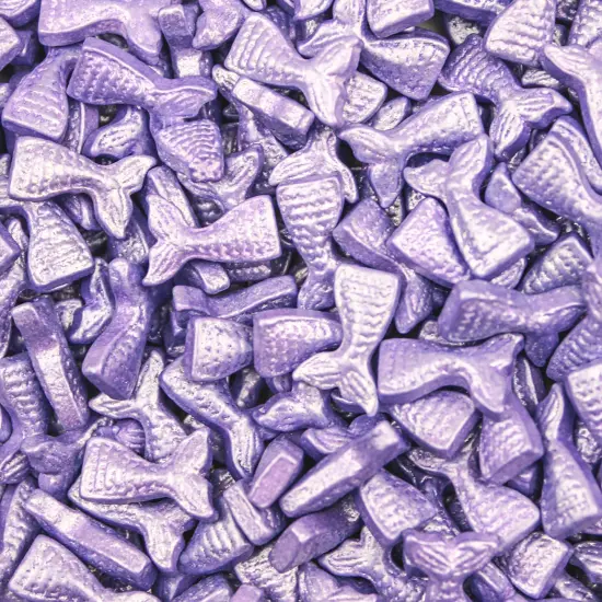 Krazy Sprinkles - Purple Mermaid Tails (1/2 Cup, 1x Jar) for Cakes, Ice Cream & Cookies {1}