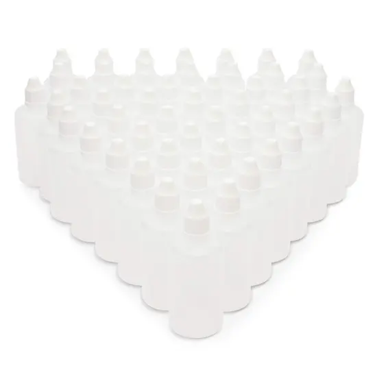 Squeezable Dropper Bottles (1.6 oz, White, PE, Pack of 50) {7}
