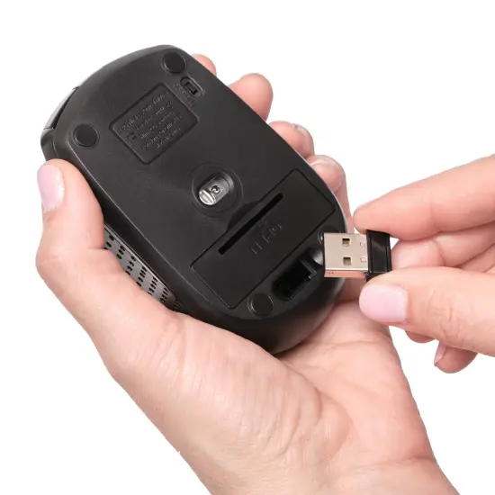 Insten Wireless Mouse, 2.4G Cordless Optical Mouse with Adjustable DPI for Laptop, Computer, Chromebook, Desktop, Mac, Red {2}