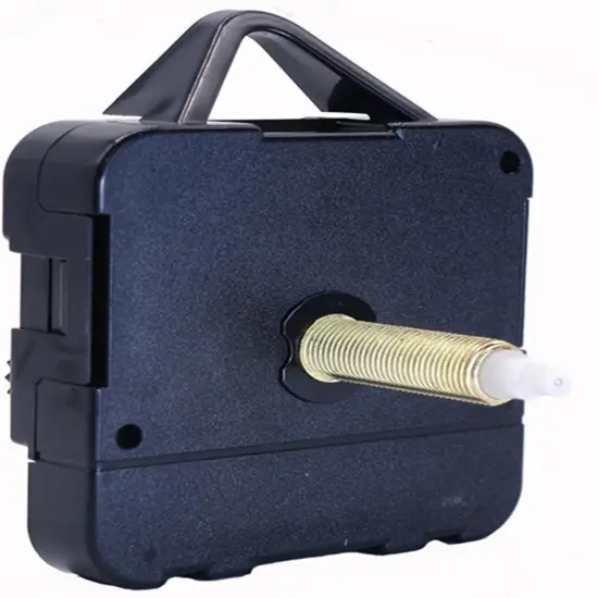 Quartz Clock Mechanism Kit,High Torque Clock Mechanism Replacement Movement,Metal Clock Needle DIY Repair Parts (Black) {2}