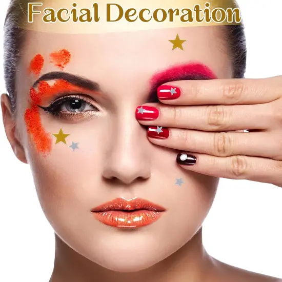 60g Glitter Star Confetti with Diamond, 6mm Silver and Gold Stars Confetti Sequins, Metallic Stars Sparkles Foil Star, Scatter Twinkle Confettis for Party Wedding Halloween Christmas Decorations {3}