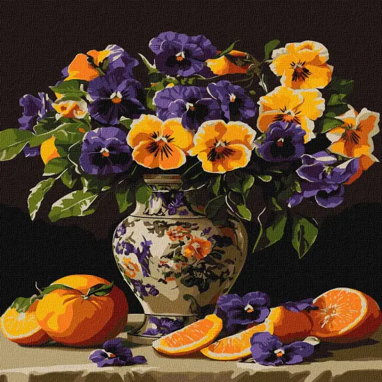 Painting by Numbers kit Sophisticated violets KHO3293 {3}