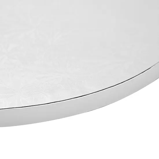 3 Pack 12-Inch Round Cake Drum Board Set, Round Boards for Baking Supplies, Desserts (0.5 Inches Thick) White {4}