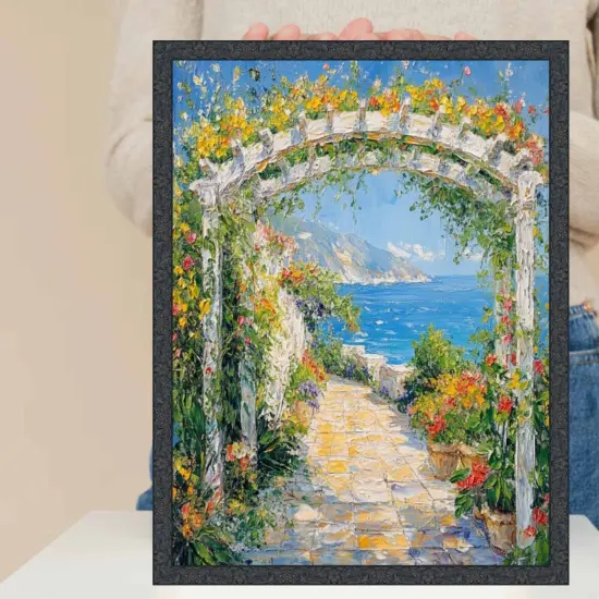 Slim Black Ash Floral Picture Frame 11x15 frame {7}