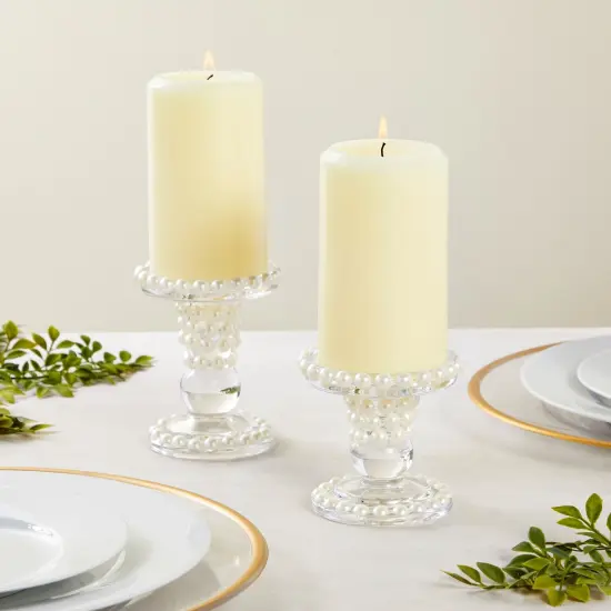 Pearl Strings for Crafts and DIY Projects, 10mm White Half Beads Spool Garland for Wedding Decorations (10 Yards) {3}