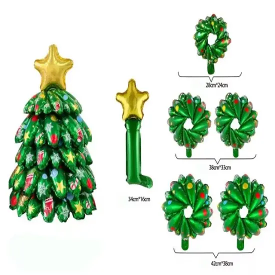 Christmas Tree Standing Foil Balloon Decoration F07M1-69 {3}