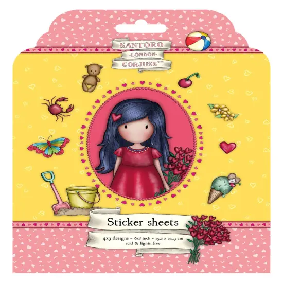 Studio Light Gorjuss Essentials Stickers-Nr. 20, 4X3 Designs {1}