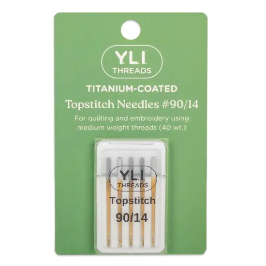 #90/14 Titanium-Coated Topstitch Needles {1}