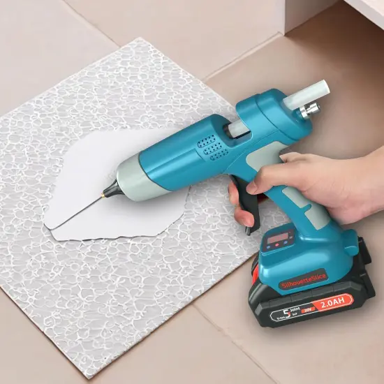 100W Cordless Hot Glue Gun with LED Digital Display and Adjustable Temperature No-Drip Precision Design Tool for DIY Crafts Home Repair Industrial Projects Rapid Heat-Up {5}