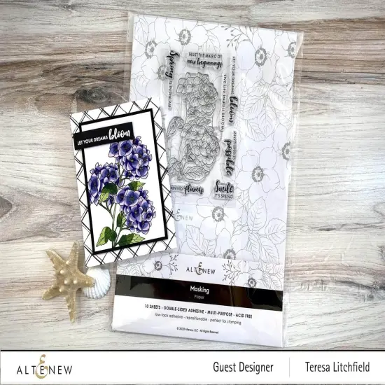 Dreamy Masking Paper and Double-Sided Adhesive Sheets Bundle {5}