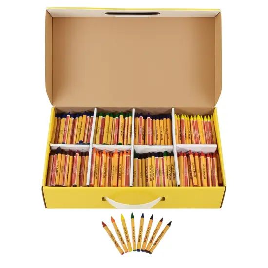School Smart Crayons, Standard Size, Assorted Colors, Pack of 800 {1}
