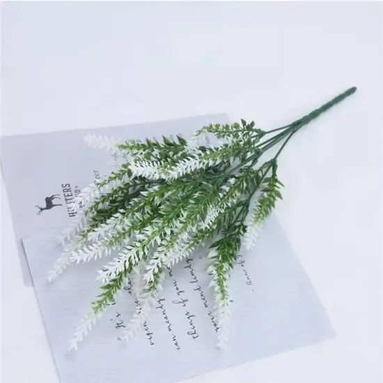 4pcs Lavender Plants for Elegant Table Decor & Relaxing Fall Ambiance White {2}